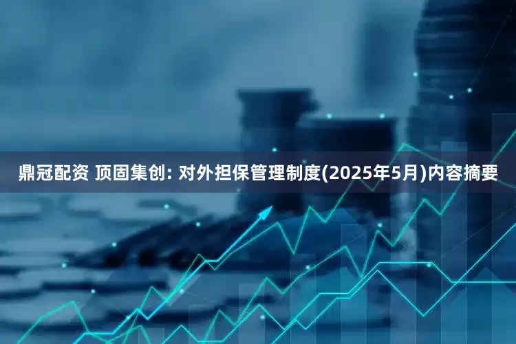 鼎冠配资 顶固集创: 对外担保管理制度(2025年5月)内容摘要