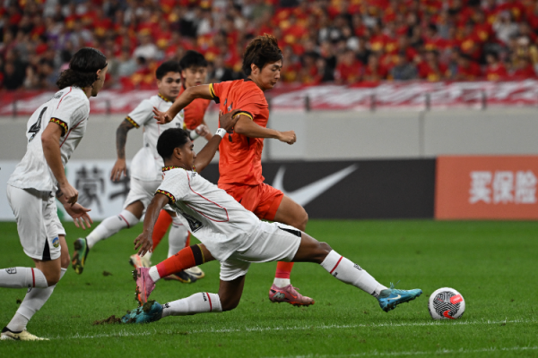 老品牌速配 2-1，中国男足U22苦战小胜东帝汶